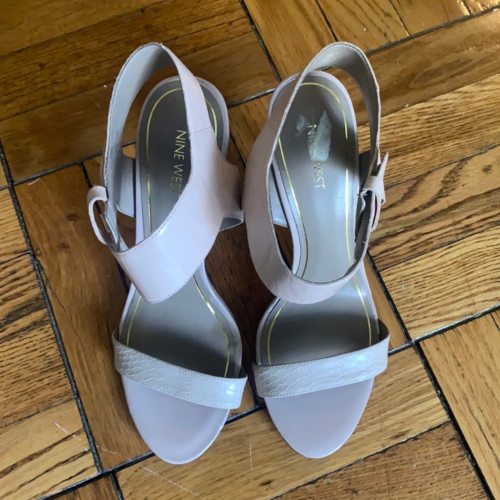 NWOT Nine West Stiletto Sandal Heels -size 41/US10